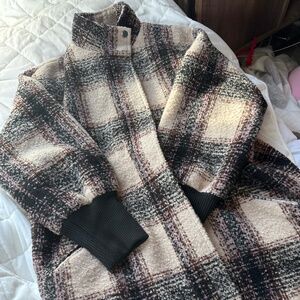 Plaid Lulus Winter Coat XS
